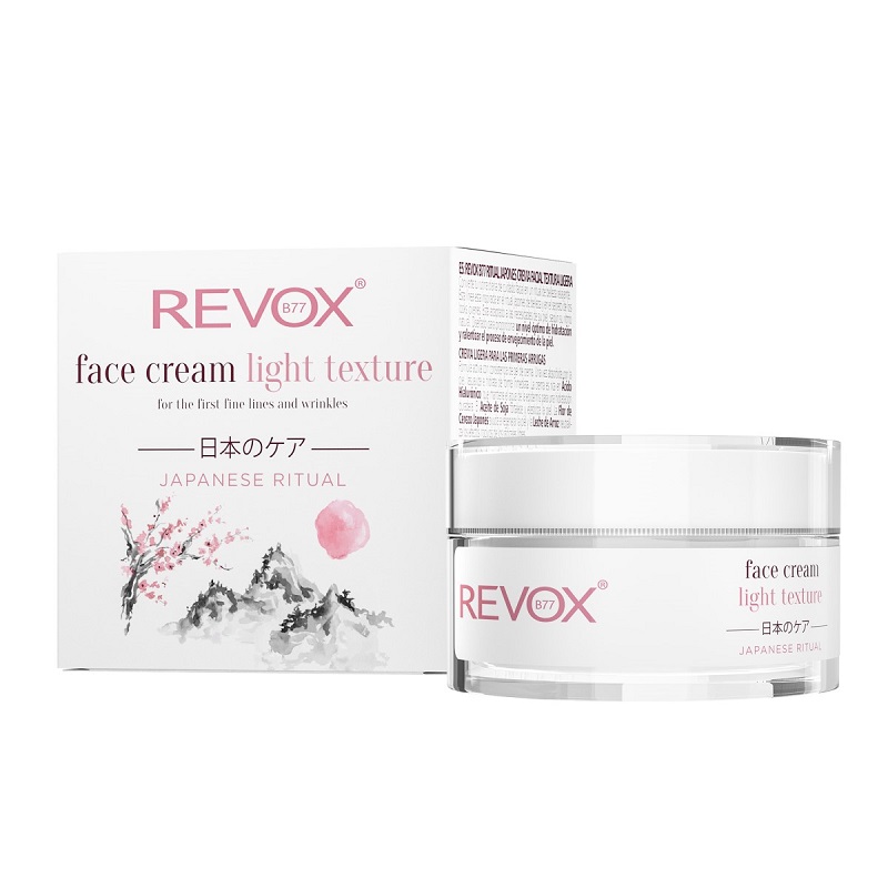 Crema pentru fata cu textura usoara Japanese Ritual, 50, Revox