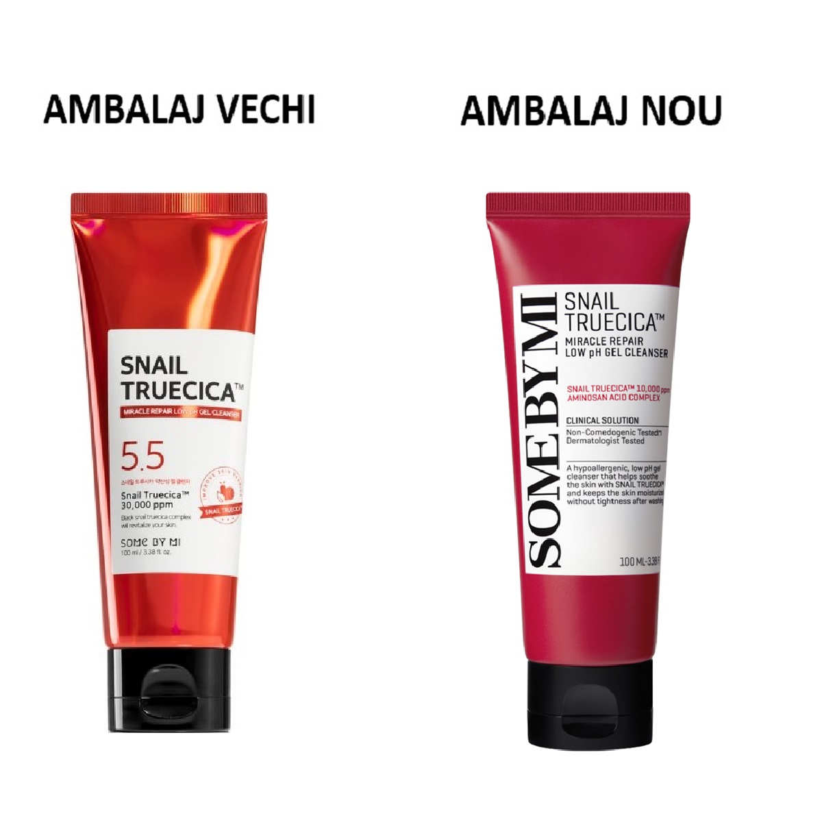 Gel de curatare Snail Truecica Repair Low pH,, 100 ml, Some By Mi