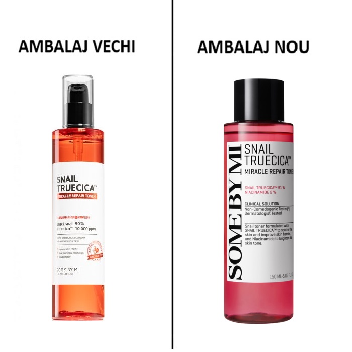 Toner Snail Truecica Miracle Repair, 135 ml, Some By Mi