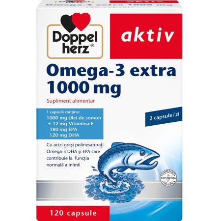 Omega-3 extra 1000 mg, 120 capsule, Doppelherz