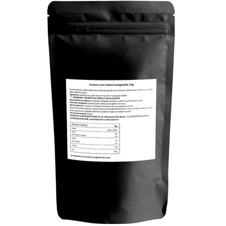 Turmeric Latte Pulbere Eco, 150 g, Niavis 601678