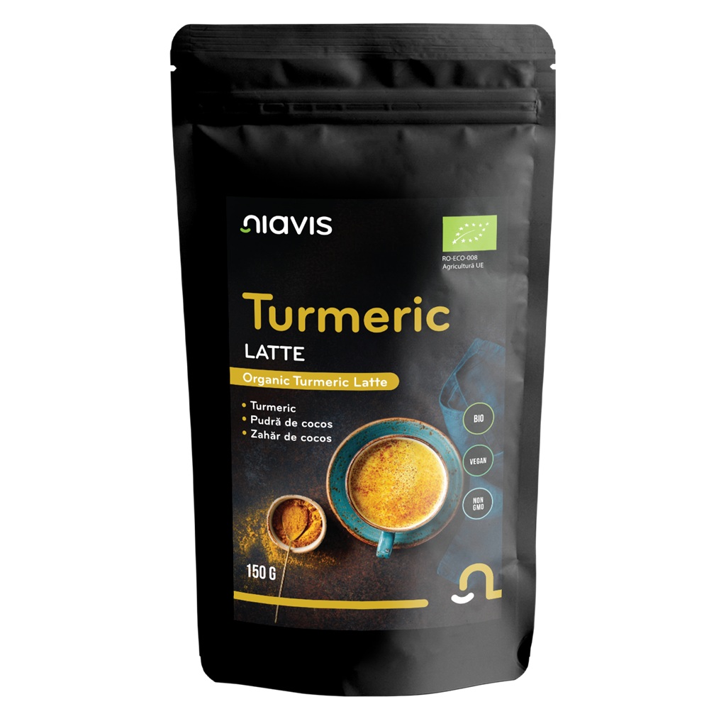 Turmeric Latte Pulbere Eco, 150 g, Niavis