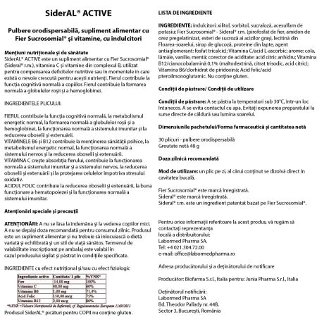 SiderAL Active, 30 plicuri, Solacium Pharma 659979