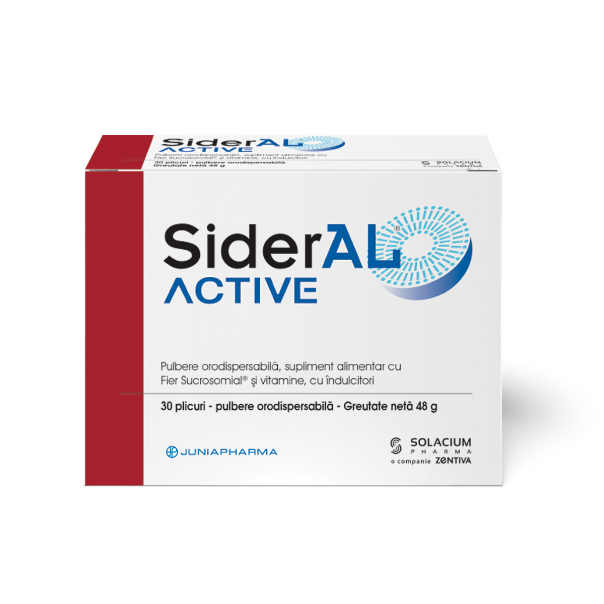 SiderAL Active, 30 plicuri, Solacium Pharma