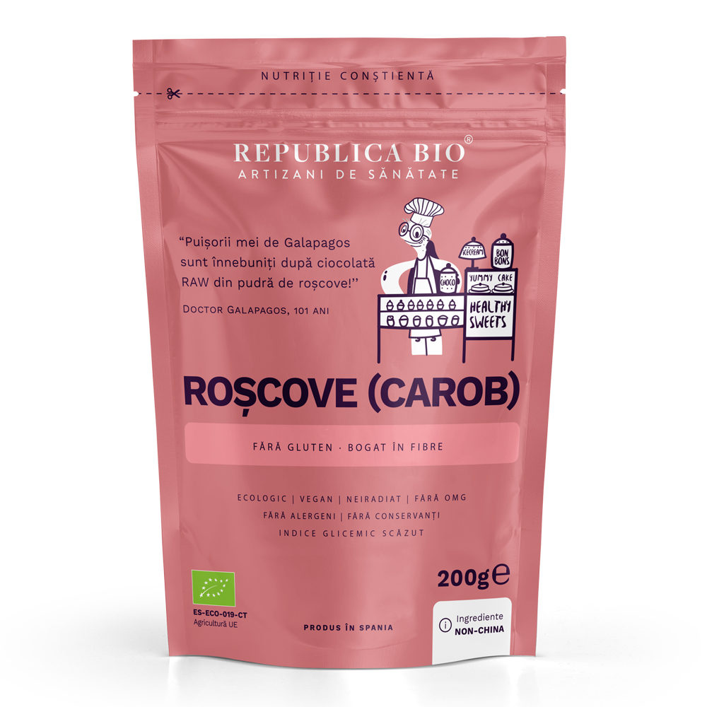 Pulbere ecologica pura de Roscove, 200 g, Republica Bio