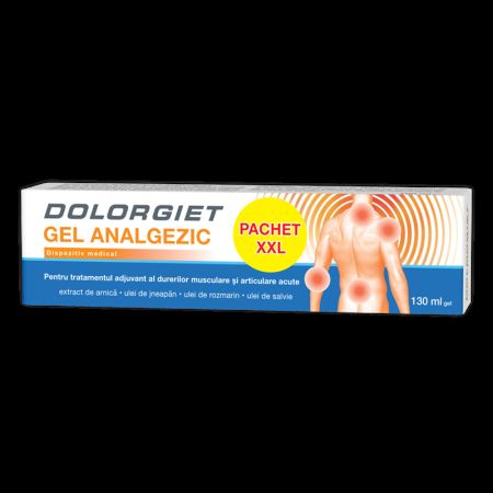 Gel analgezic Dolorgiet (pachet economic), 130 ml, Zdrovit