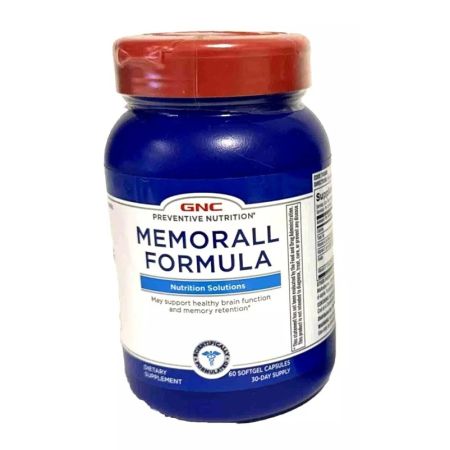 Memorall (749666), 60 capsule gelatinoase moi, GNC