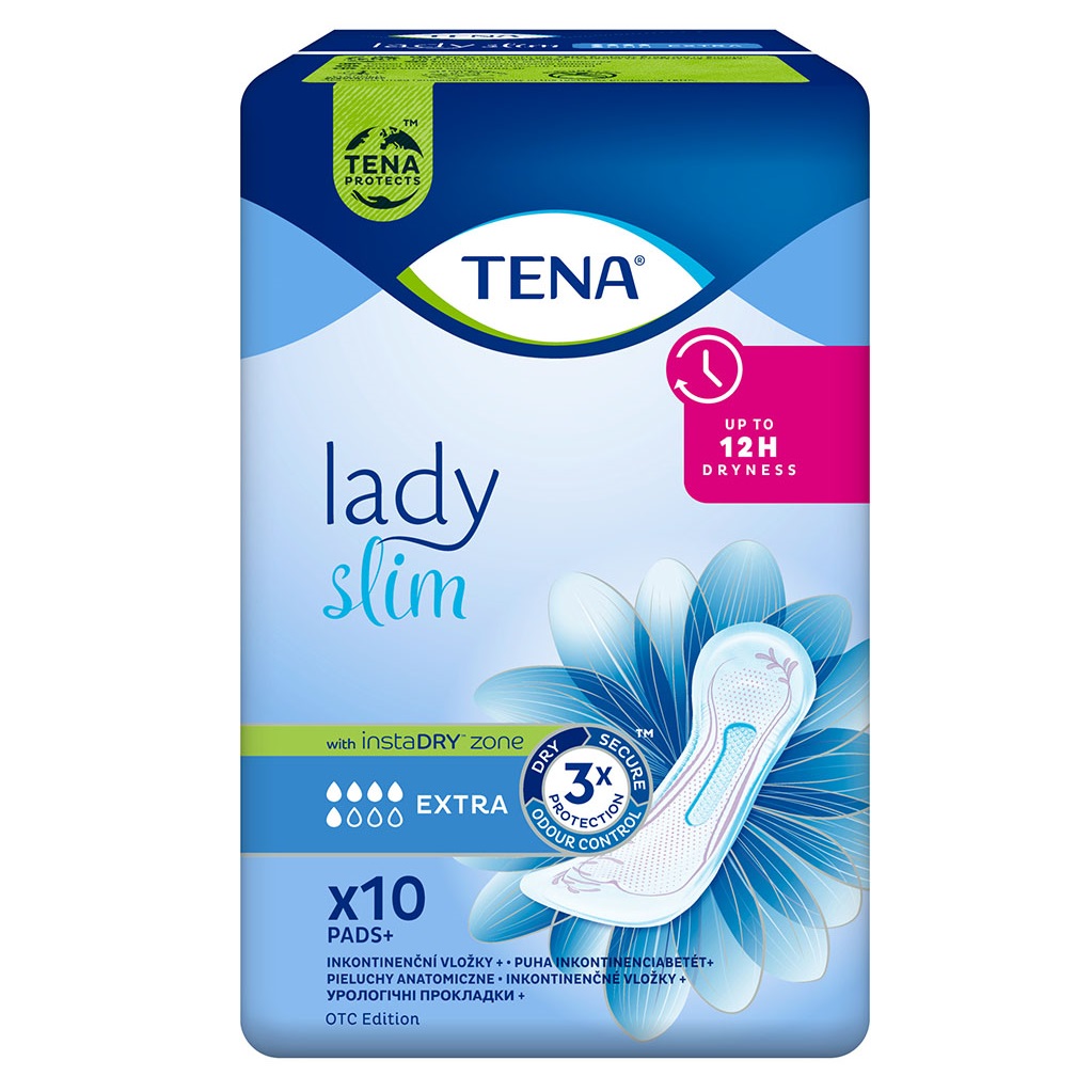 Absorbante Lady Slim, Extra, 10 bucati, Tena