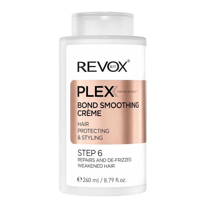 Crema pentru netezirea parului Bond Smoothing Step 6, 260 ml, Revox Plex