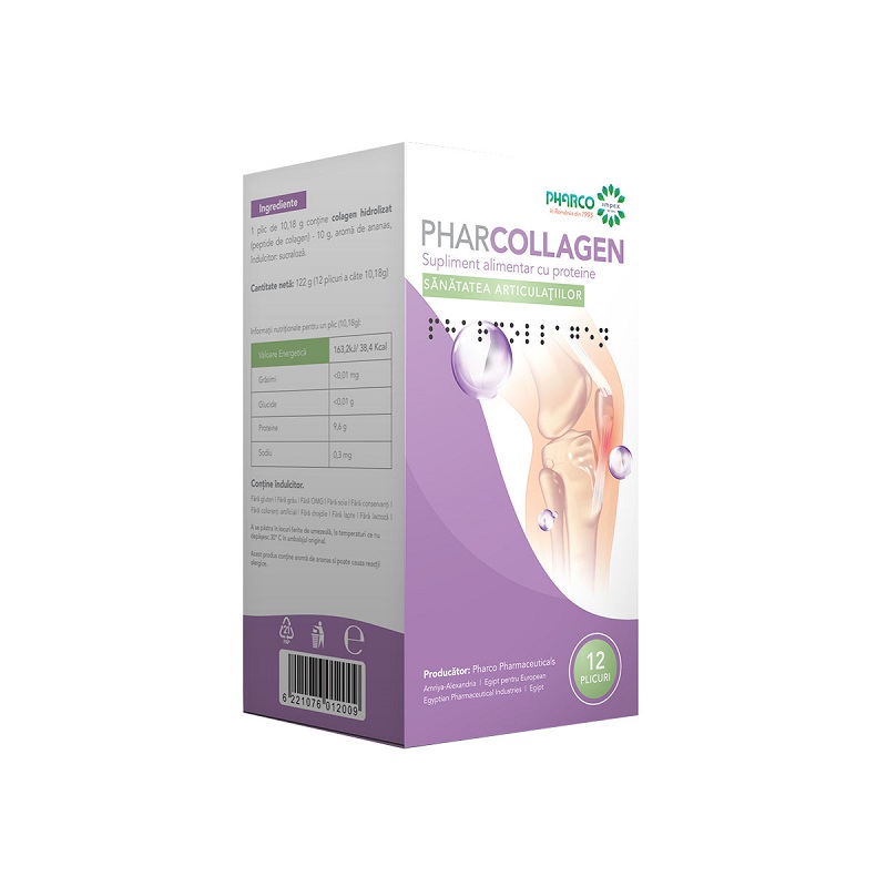 Pharcollagen, 12 plicuri, Pharco