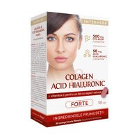 Colagen cu Acid Hialuronic Forte, 30 comprimate, Interherb