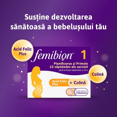 Femibion 1 planificare si sarcina, 2x28 comprimate, Dr. Reddys 696974