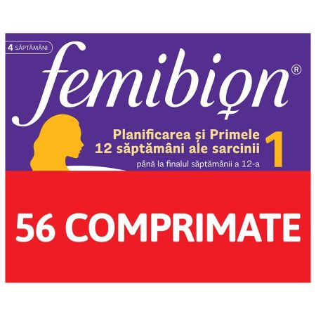 Femibion 1 planificare si sarcina, 2x28 comprimate, Dr. Reddys 696972