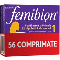 Femibion 1 planificare si sarcina, 2x28 comprimate, Dr. Reddys