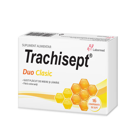 Trachisept Duo Clasic, 16 comprimate, Labormed 617542