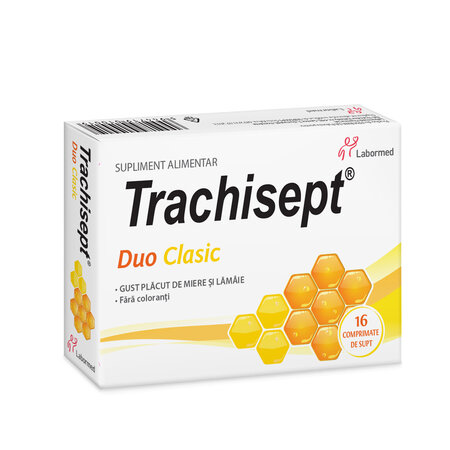 Trachisept Duo Clasic, 16 comprimate, Labormed 617541