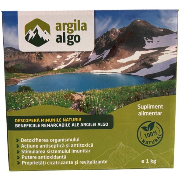 Argila sub forma de bulgarasi, 1 kg, Algo