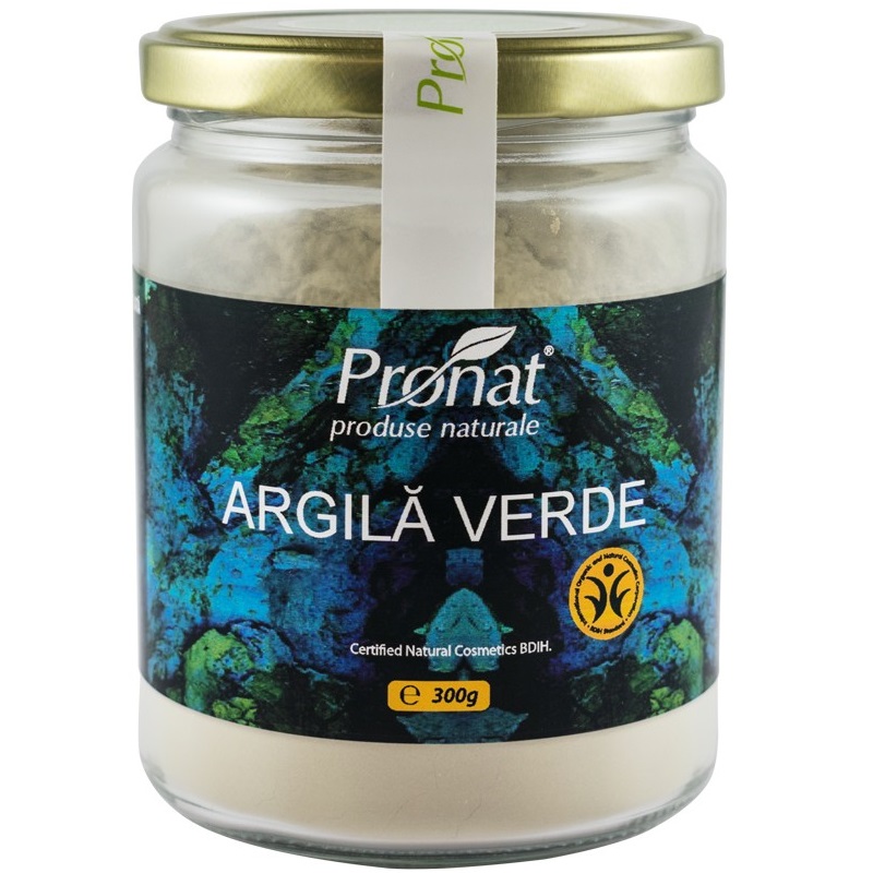 Argila verde activa ventilata Argital, 300 g, Pronat