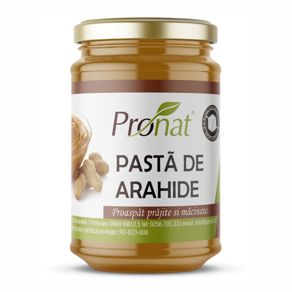 Crema de arahide, 300 g, Pronat