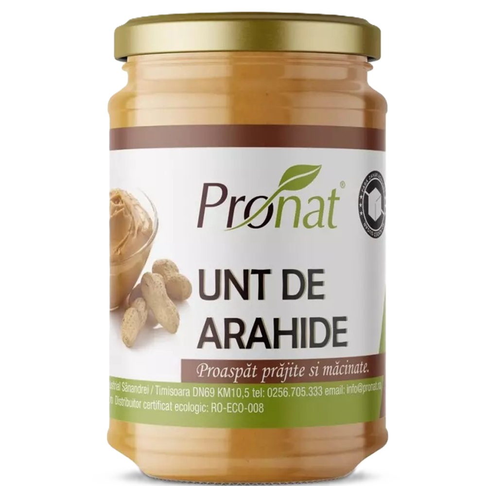 Unt de arahide, 300 g, Pronat
