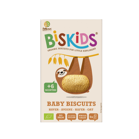 Biscuiti eco cu ovaz pentru copii, 120g, Belkorn