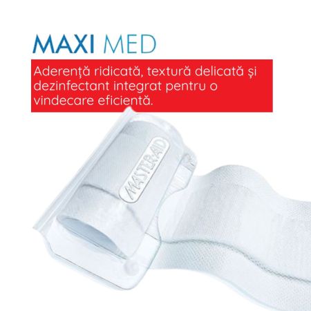 Pansament rola Maxi Med Master-Aid, 50x6 cm, 1 bucata, Pietrasanta Pharma 668035