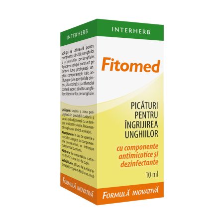Picaturi pentru ingrijirea unghiilor Fitomed, 10 ml, Casa Herba