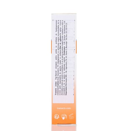 Crema anti-pete pigmentare Tranacix, 30 g, Life Science Investments 711529