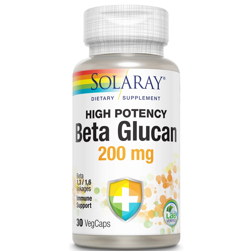 Beta Glucan, 200 mg, 30 capsule vegetale, Secom
