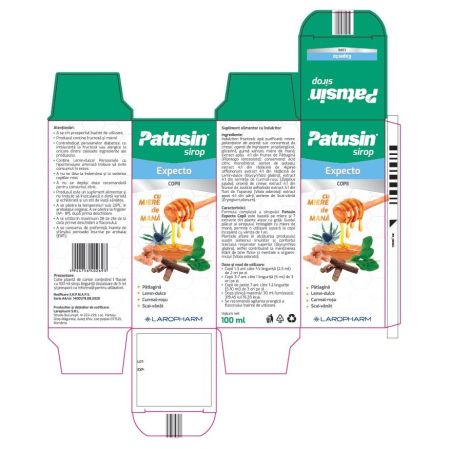 Patusin Expecto sirop pentru copii, 100 ml, Laropharm 705151