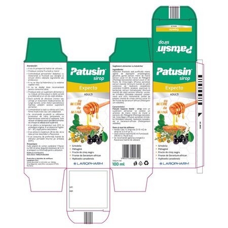 Patusin Expecto sirop pentru adulti, 100 ml, Laropharm 705142