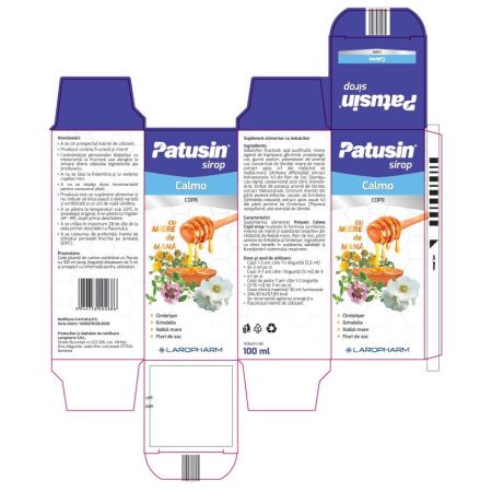 Patusin Calmo sirop pentru copii, 100 ml, Laropharm 705133