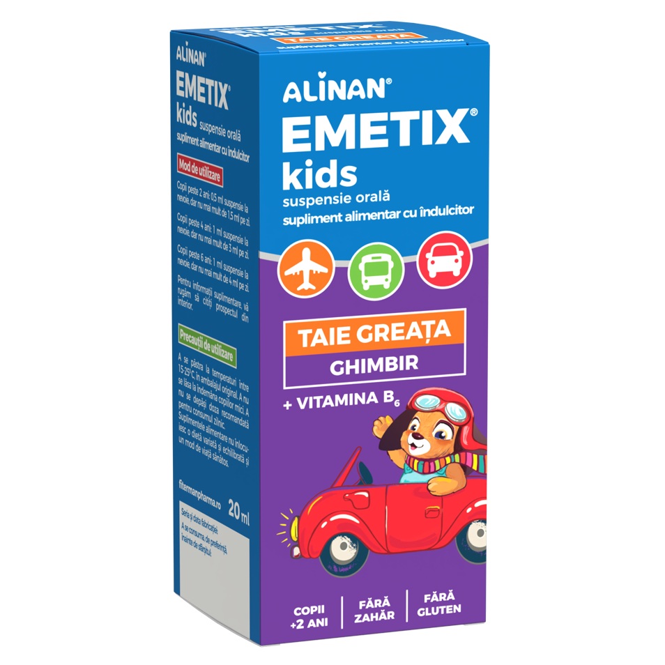 Suspensie orala Alinan Emetix, 20 ml, Fiterman Pharma