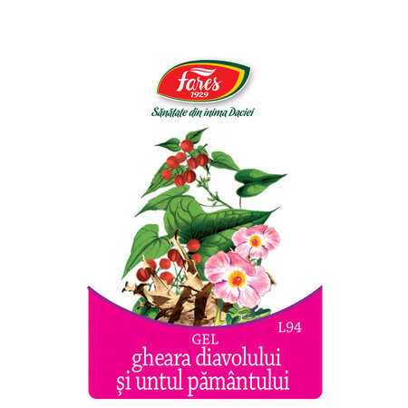 Gel ghiara diavolului si untul pamantului, L94, 50 ml, Fares 620906