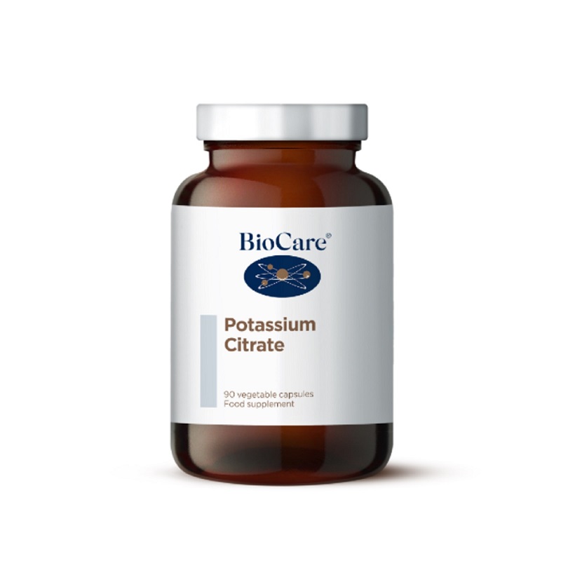 Citrat de potasiu, 90 capsule, BioCare