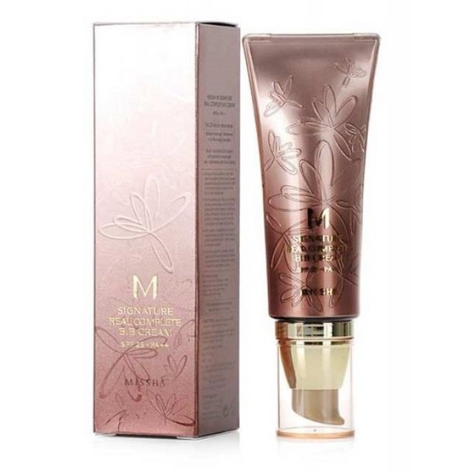 BB Cream M Signature Real Complete, SPF25/PA++, nuanta 21 Light Pink Beige, 45g, Missha