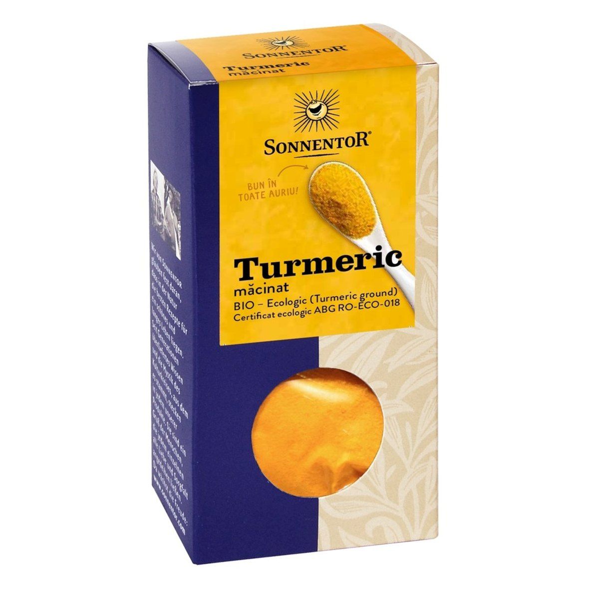 Turmeric macinat, 40 g, Sonnentor