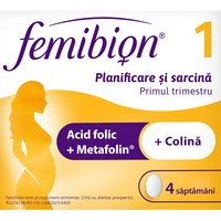 Femibion 1 planificare si sarcina, 28 comprimate filmate, Dr. Reddys