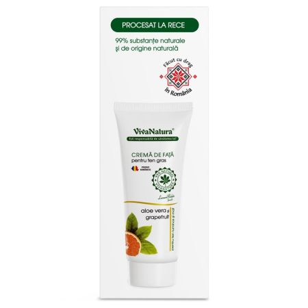 Crema de fata pentru ten gras, 75 ml, Vivanatura 710050