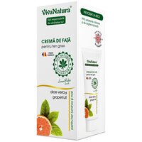 Crema de fata pentru ten gras, 75 ml, Vivanatura