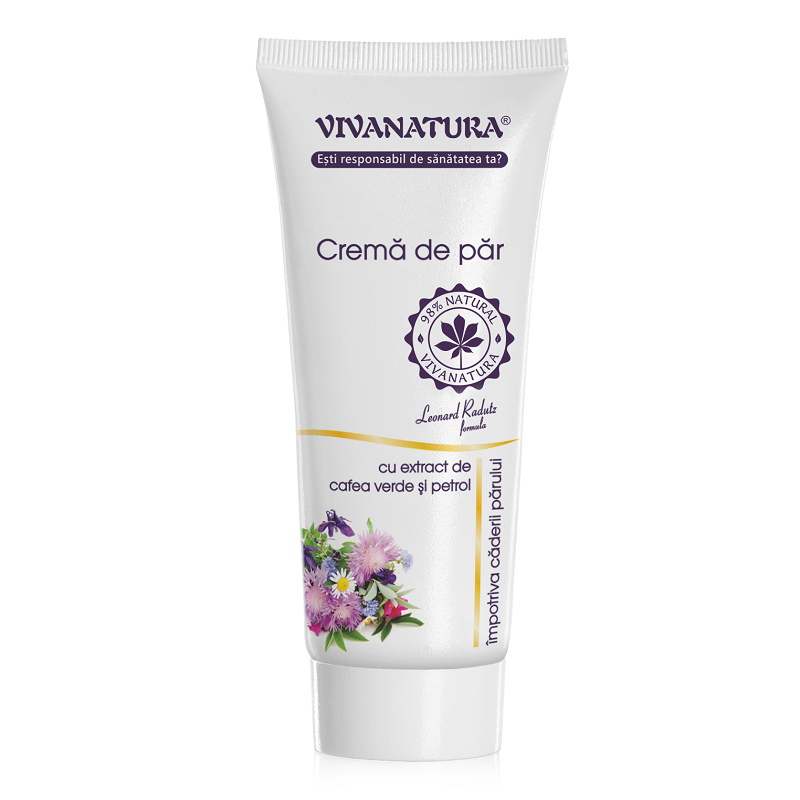 Crema impotriva caderii parului, 75 ml, Vivanatura