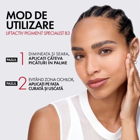 Ser pentru corectarea petelor pigmentare brune Liftactiv B3, 30 ml, Vichy 647583