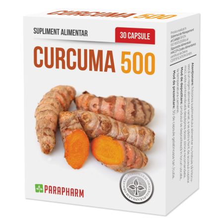 Curcuma, 500, 30 capsule, Parapharm