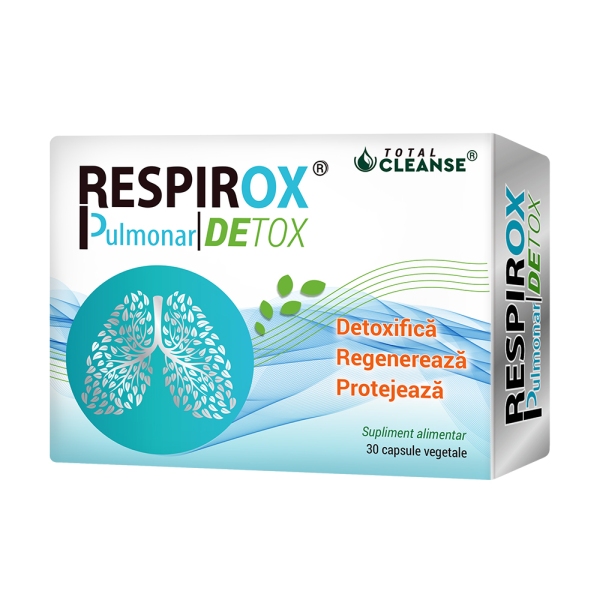 Respirox Pulmonar Detox Total Cleanse, 30 capsule, Cosmopharm