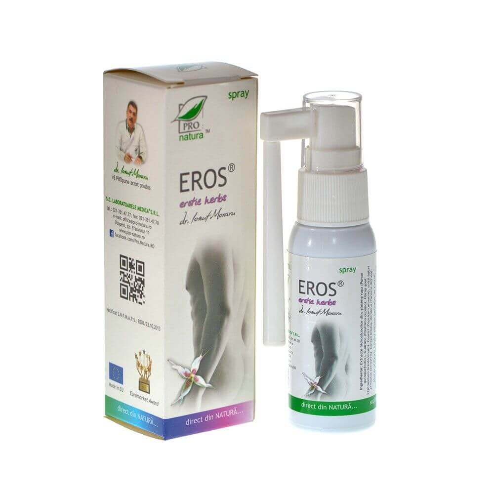 Spray Eros erotic herbs, 30 ml, Pro Natura