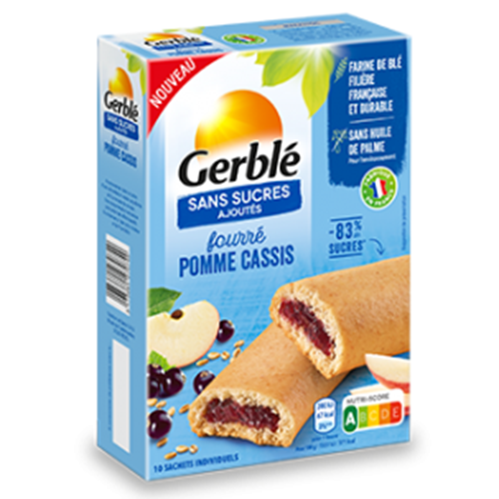 Biscuiti cu umplutura de mar si coacaze, 180 g, Gerble