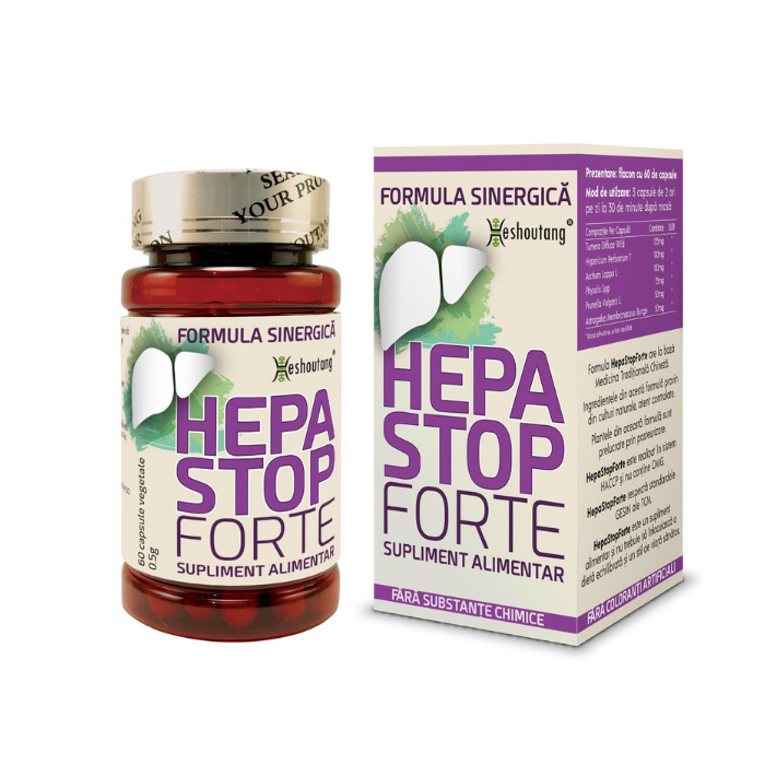 HepaStop Forte, 60 capsule, Qingdao Heshoutang