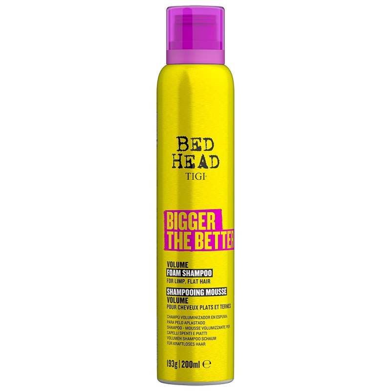 Sampon spuma Bigger The Better Bed Head, 200 ml, Tigi