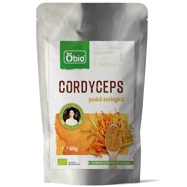 Cordyceps pudra ecologica, 60 g, Obio