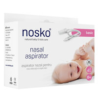 Aspirator nazal pentru nou nascuti si copii Basic, 1 bucata, Nosko